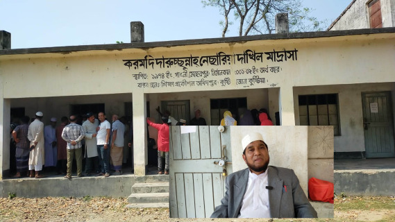 গাংনীতে ছাত্রীর শ্লীলতাহানীর অভিযোগে মাদ্রাসা সুপার অবরুদ্ধ