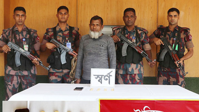 মহেশপুর সীমান্তে ৭২ লাখ টাকার স্বর্ণসহ আটক ১