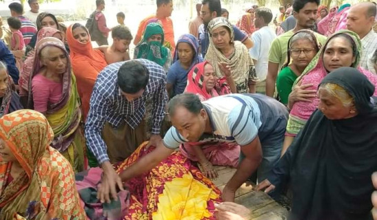 গাংনীতে সেচ পাম্পের বেল্টের আঘাতে যুবকের মৃত্যু