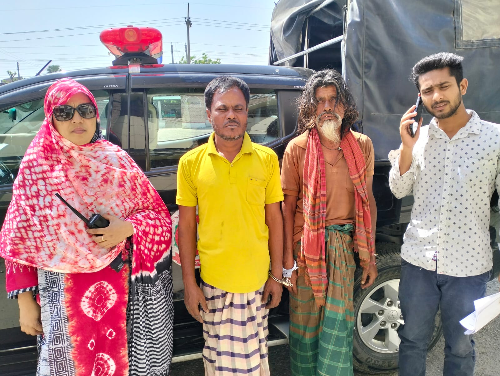 গাঁজা-ইয়াবাসহ আটক তিনজনের জেল-জরিমানা