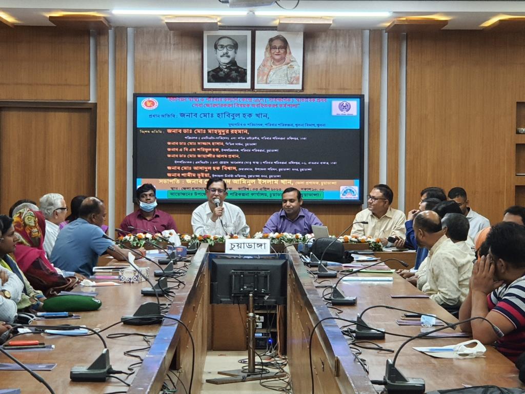 চুয়াডাঙ্গায় স্বাভাবিক প্রসব সেবা জোরদারকরণে কর্মশালায় যুগ্ম সচিব মো. হাবিবুল হক খান
