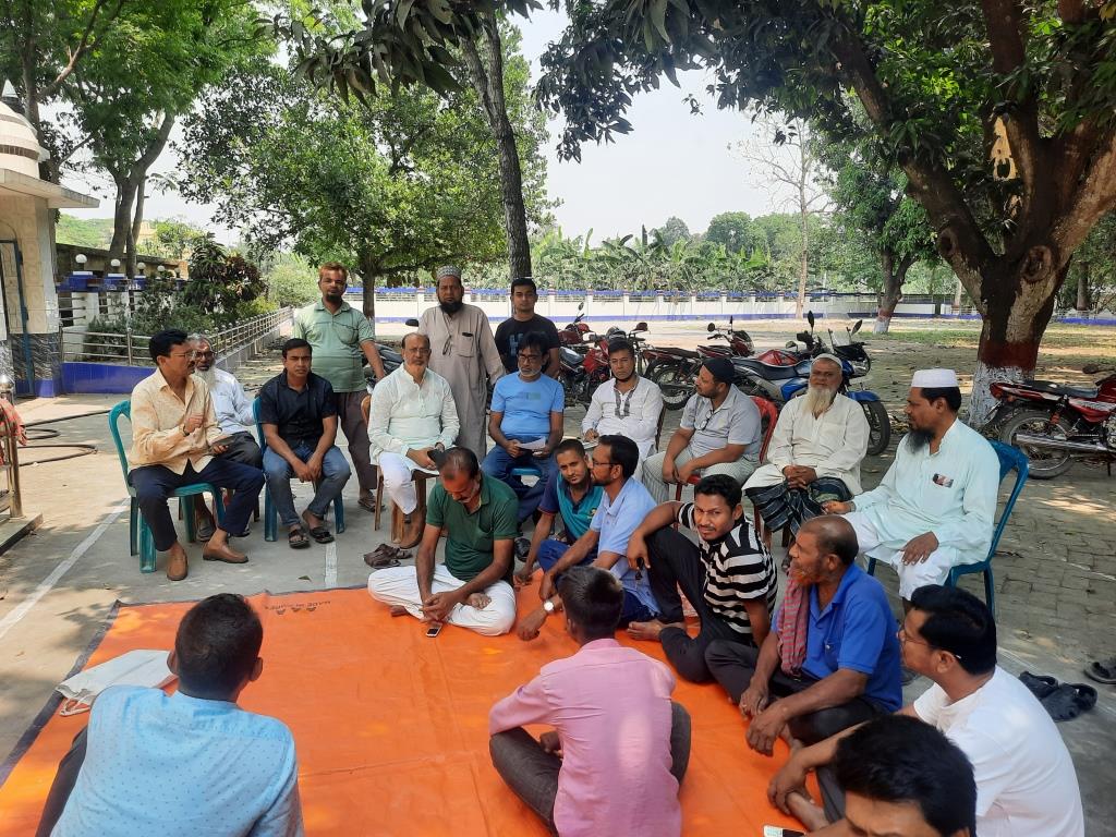 জীবননগরে ঈদগাহ কমিটির সভা