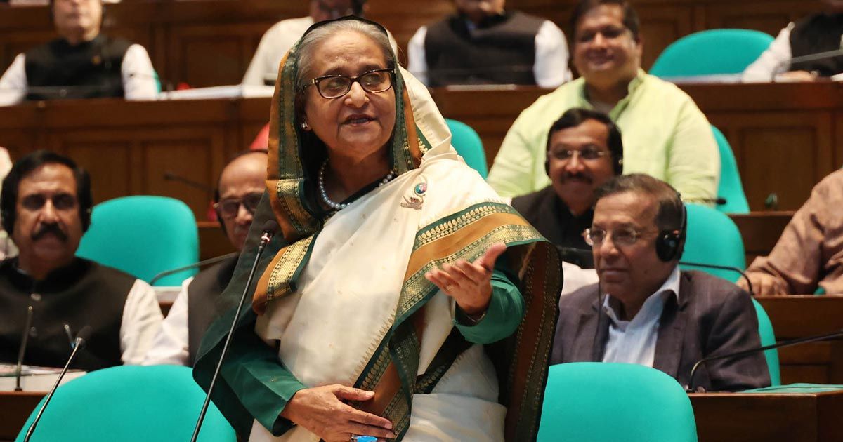 সংসদে প্রধানমন্ত্রী: ‘যুক্তরাষ্ট্র চাইলে যেকোনো দেশের ক্ষমতা উল্টাতে পারে’