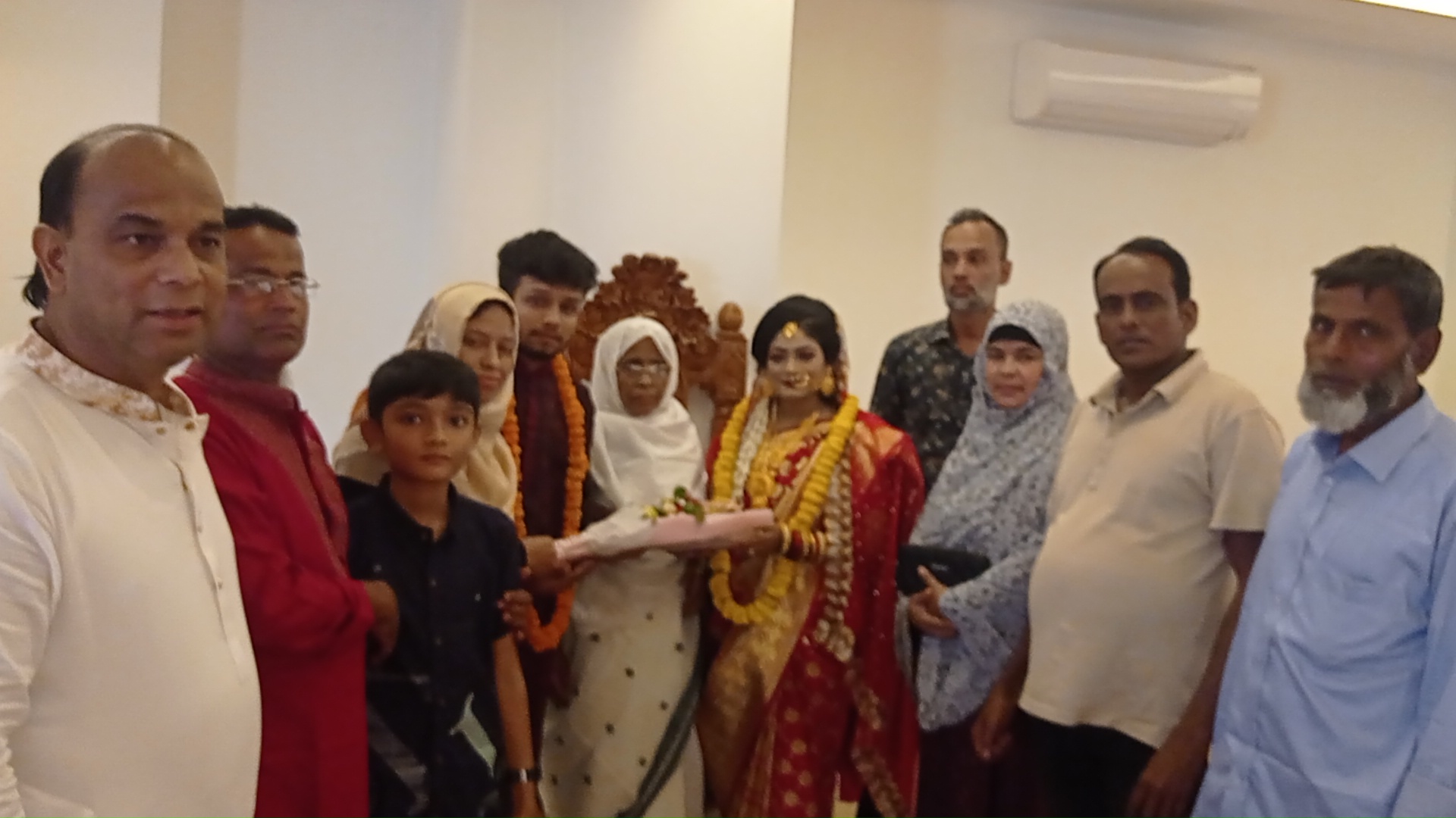 রাব্বি ও নাঈমার বৌভাত অনুষ্ঠিত