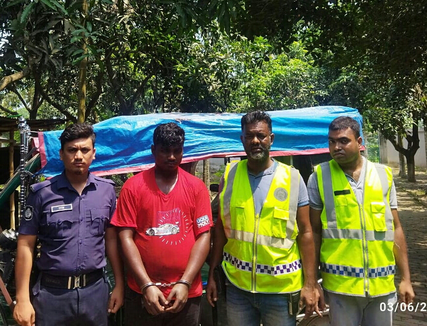 দর্শনায় ইজিবাইক চুরি; চোর আটক