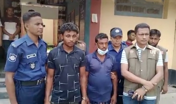 দুই আসামি আটক, ইজিবাইক ও মোবাইল উদ্ধার