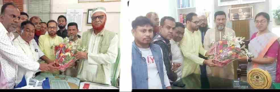 আলমডাঙ্গায় বণিক সমিতির নবনির্বাচিত কার্যকরী কমিটির সদস্যদের সৌজন্য সাক্ষাৎ