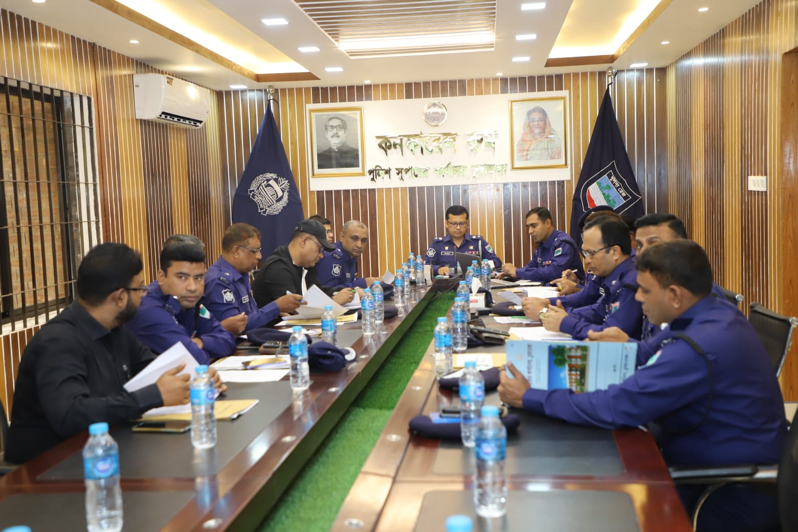 চুয়াডাঙ্গায় পুলিশের মাসিক অপরাধ পর্যালোচনা সভা