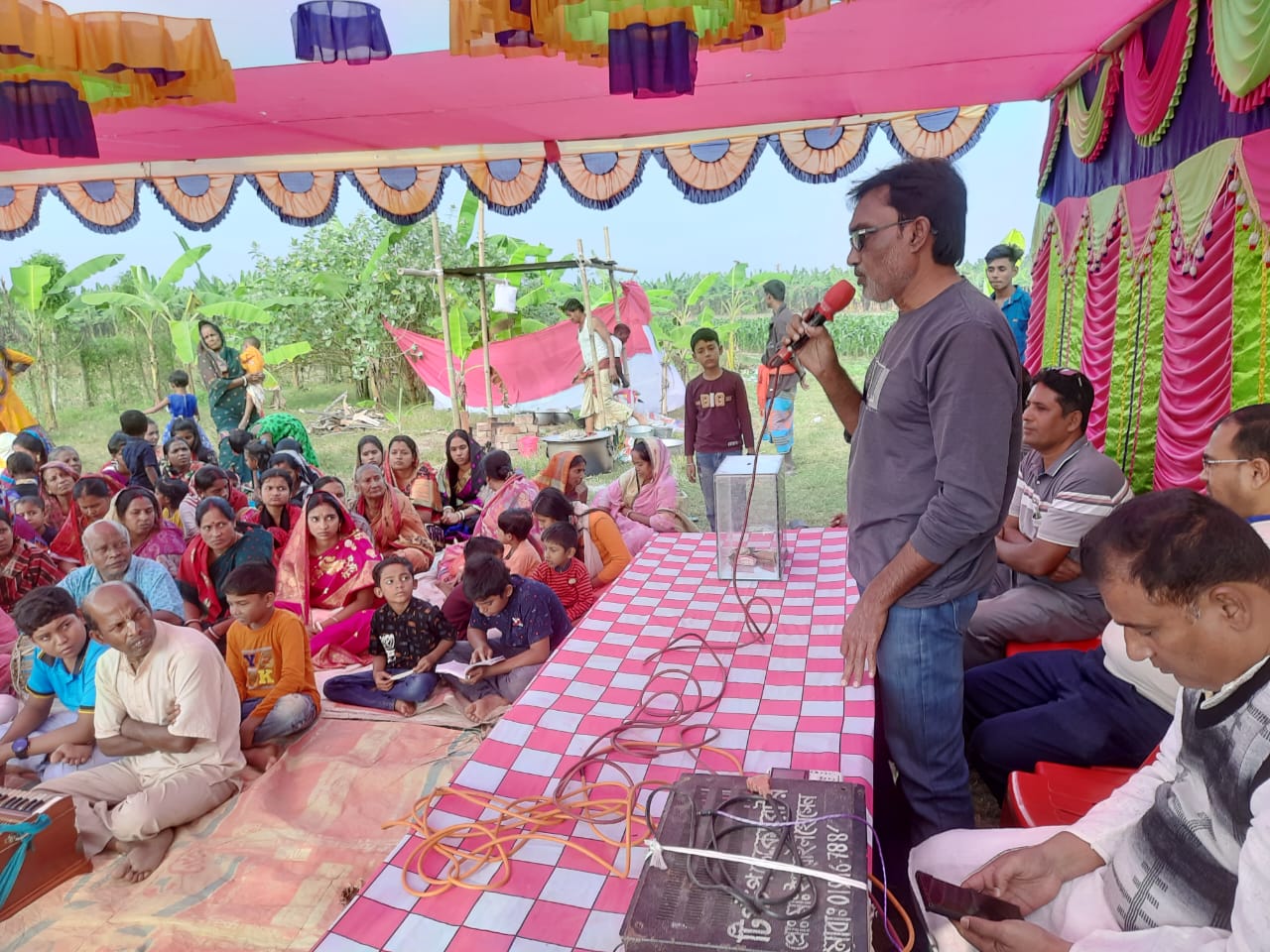 আন্দুলবাড়ীয়ায় দিনব্যাপী কালিপূজা