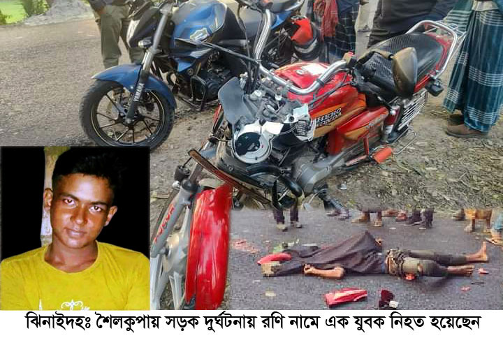 শৈলকুপায় ট্রাকচাপায় মোটরসাইকেল চালক নিহত