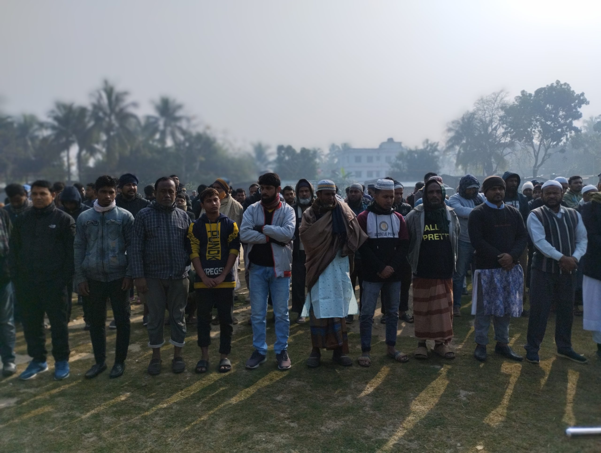 মোটরসাইকেল দুর্ঘটনায় নিহত কলেজছাত্র মুন্নার দাফন সম্পন্ন