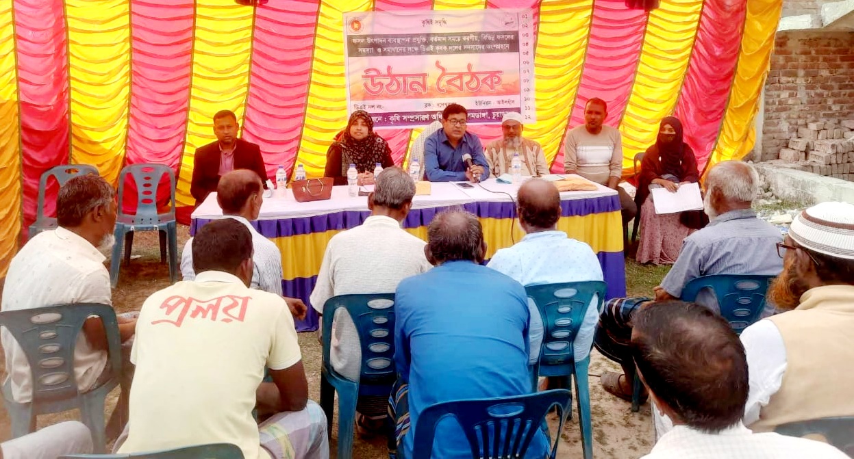 আলমডাঙ্গায় কৃষকদের উঠান বৈঠক অনুষ্ঠিত
