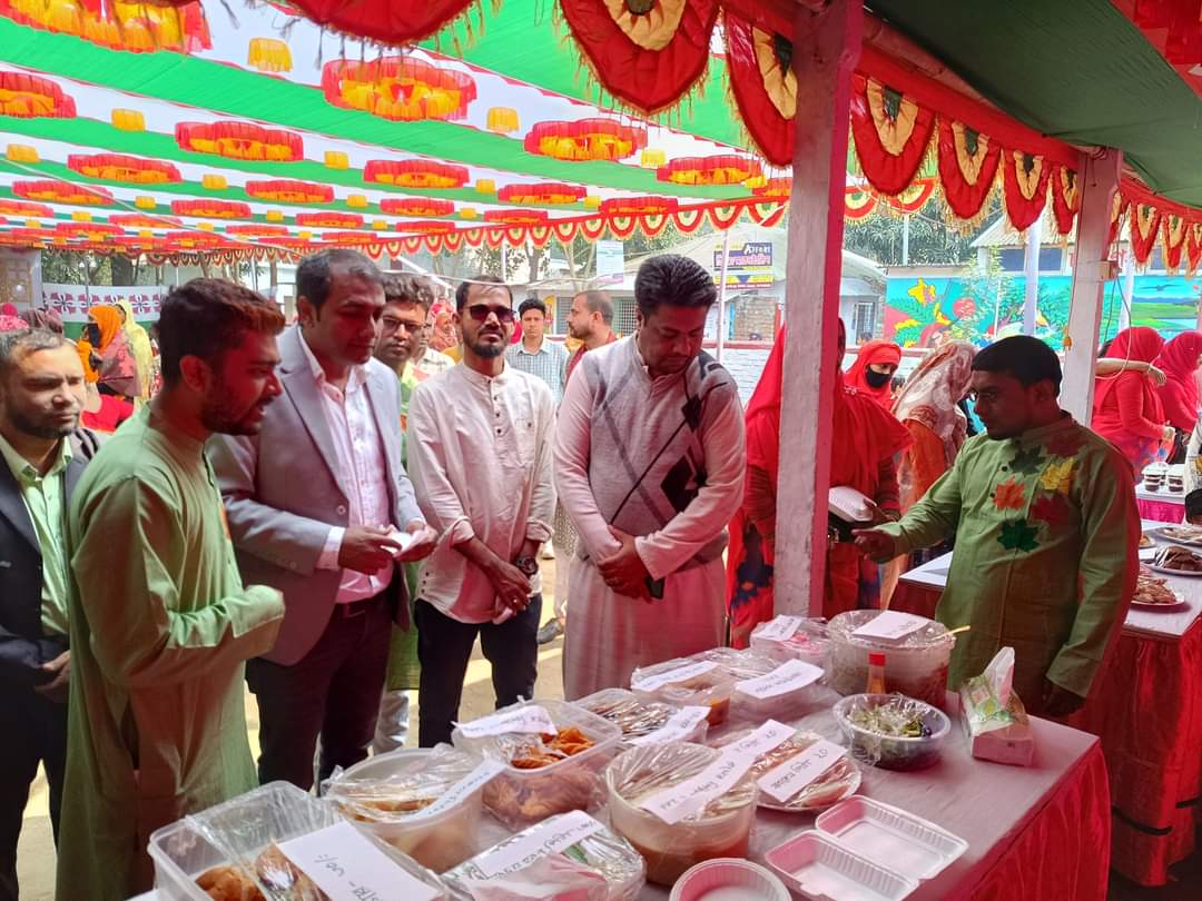 পহেলা ফাল্গুন উপলক্ষে ঝিনাইদহে দিনব্যাপী পিঠা উৎসব