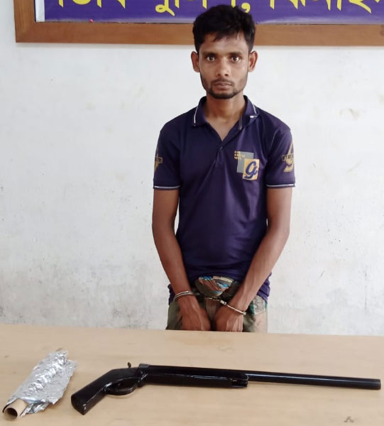 শৈলকুপায় ওয়ান শুটারগানসহ যুবক গ্রেপ্তার