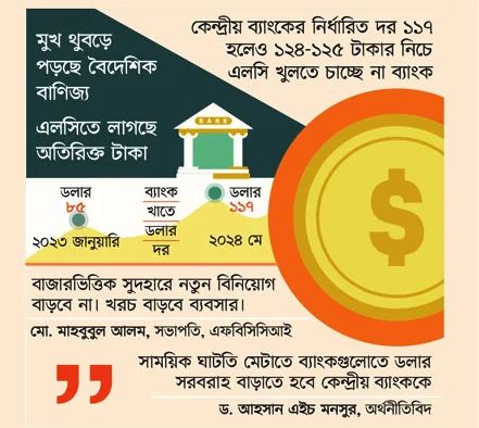 দেশে ভয়াবহ ডলার সংকট