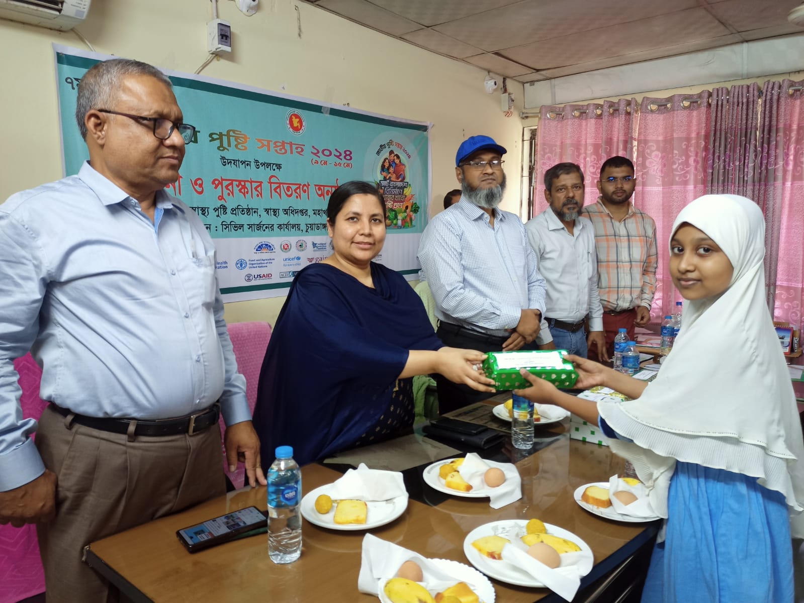 চুয়াডাঙ্গা ও মেহেরপুরে জাতীয় পুষ্টি সপ্তাহের সমাপনী
