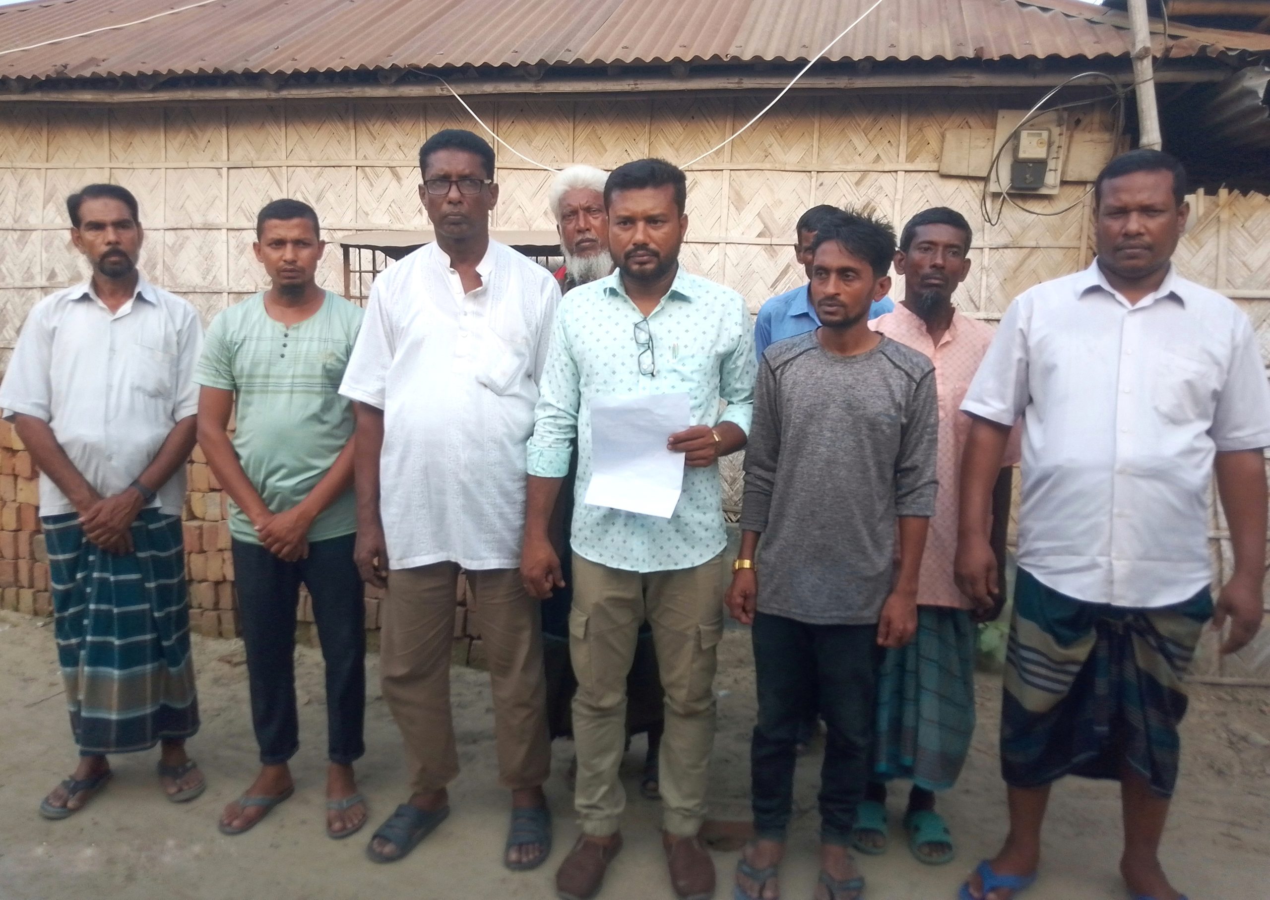 মসজিদের জমি দখলমুক্ত করতে সংবাদ সম্মেলন