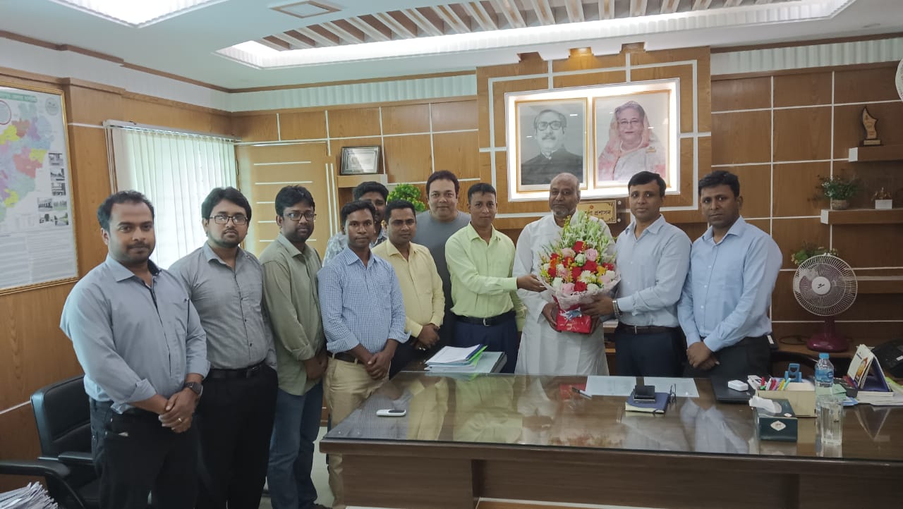 মুজিবনগরে নবনির্বাচিত চেয়ারম্যান ও ভাইস চেয়ারম্যানকে শুভেচ্ছা