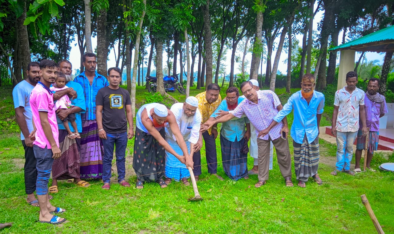 উথলী বাজারপাড়া হাফেজিয়া মাদ্রাসার ভিত্তিপ্রস্তর উদ্বোধন