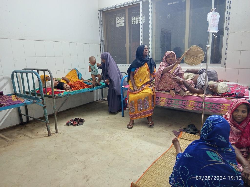 চুয়াডাঙ্গা সদর হাসপাতালে বাড়ছে ডায়রিয়া আক্রান্ত রোগীর সংখ্যা