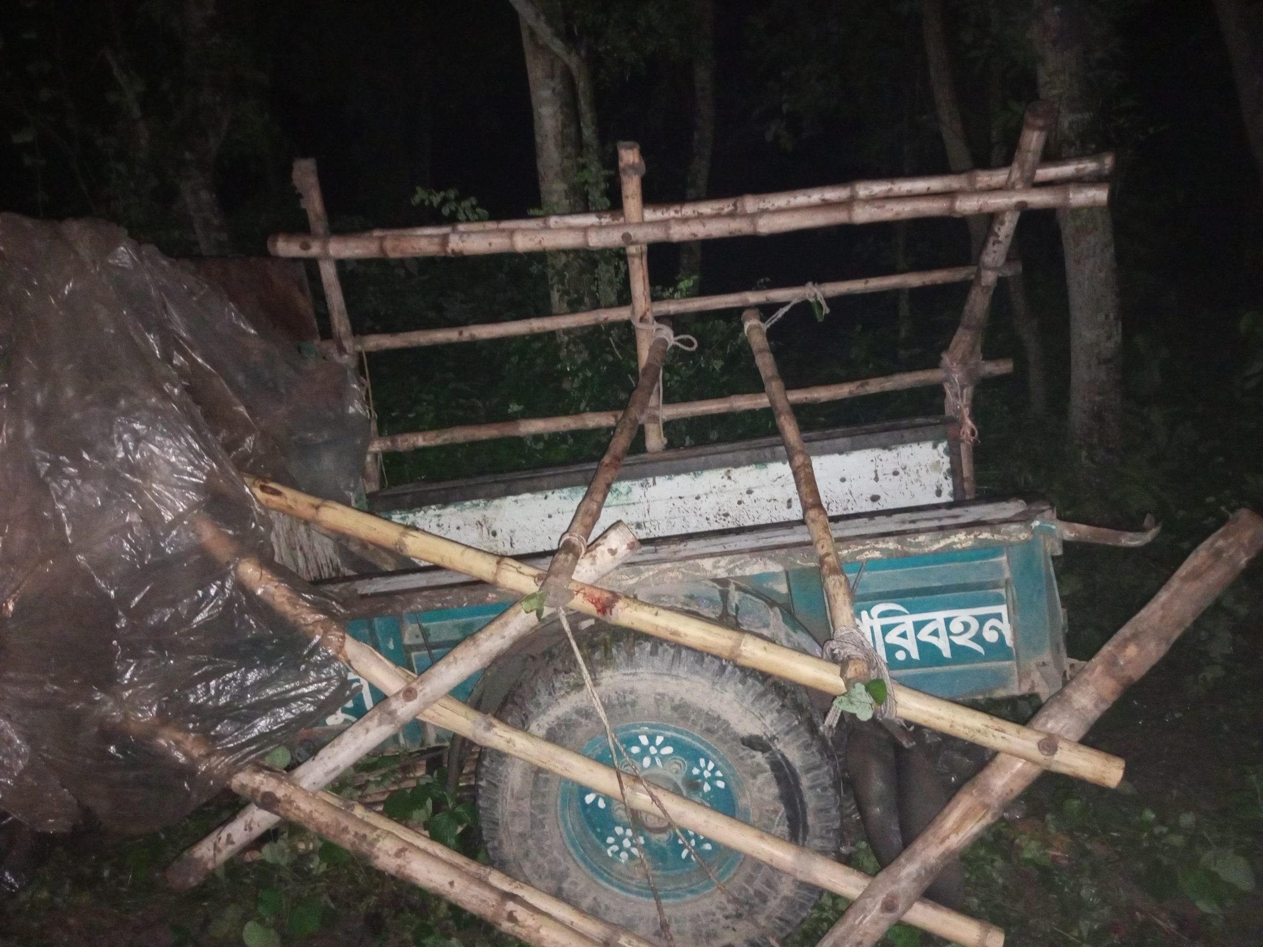 দামুড়হুদায় গরুভর্তি পাওয়ার টিলার উল্টে আহত-৭