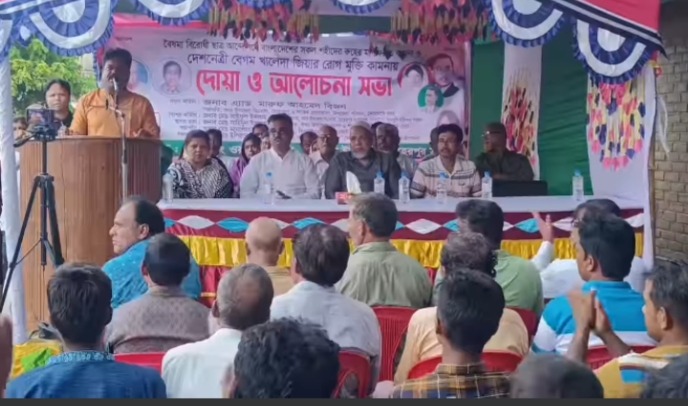মেহেরপুরে ছাত্র আন্দোলনে শহীদদের স্মরণে দোয়া