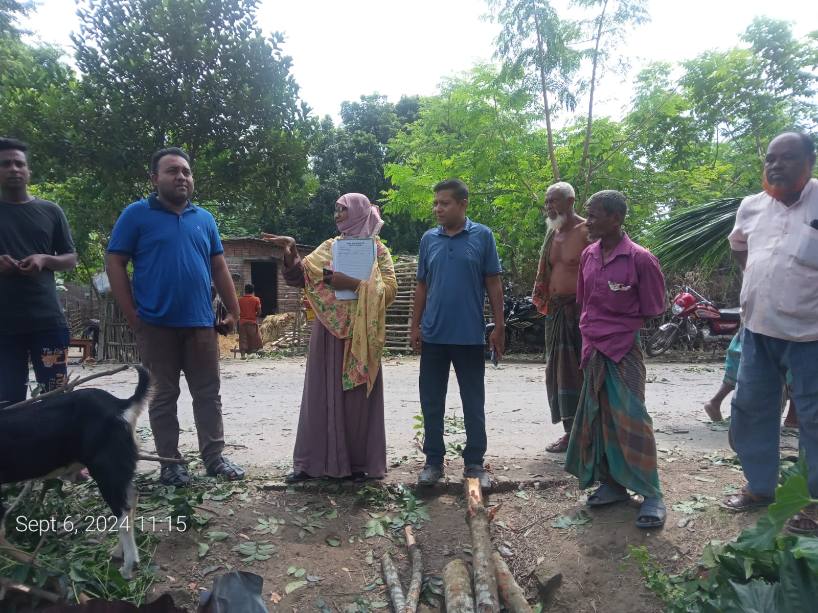 দামুড়হুদার চিৎলায় সরকারি গাছ কাটার অভিযোগ