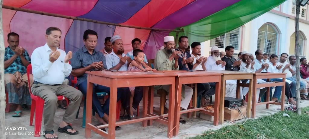 আন্দোলনে শহীদ ও বেগম জিয়ার সুস্থতা কামনায় দোয়া