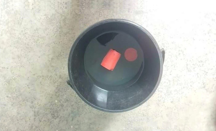 বোমা সদৃশ বস্তু, কাফন ও চিরকুট
