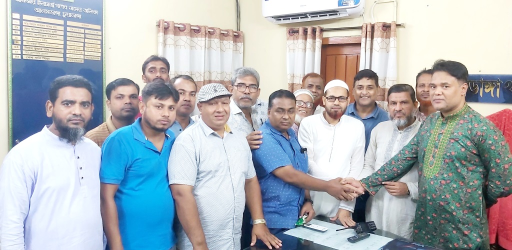 আলমডাঙ্গায় নবাগত ওসির সাথে বণিক সমিতির নেতৃবৃন্দের সৌজন্য সাক্ষাৎ