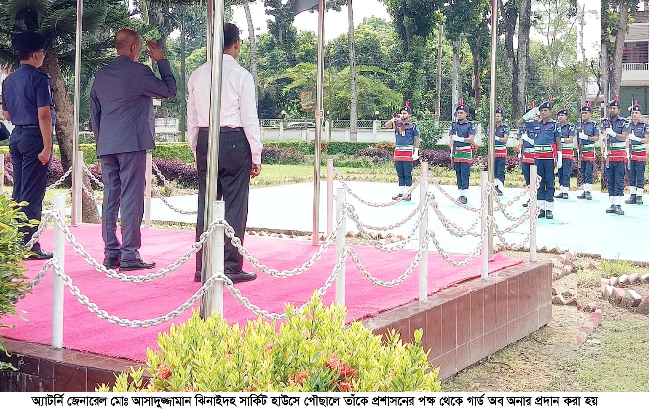 শহিদদের সম্মানে ফুলেল শুভেচ্ছা নিলেন না অ্যাটর্নি জেনারেল