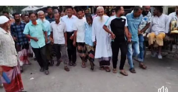 জামজামি ইউনিয়ন বিএনপির ঝটিকা মিছিল<br>