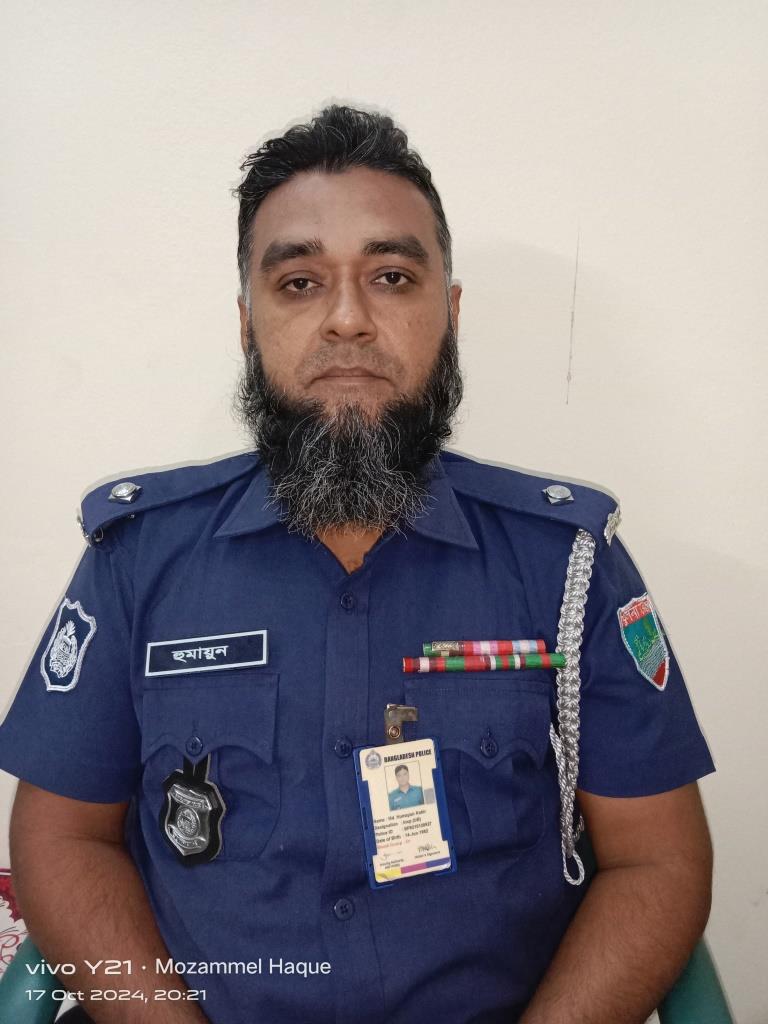 দামুড়হুদা মডেল থানায় ওসি হুমায়ুন কবিরের যোগদান