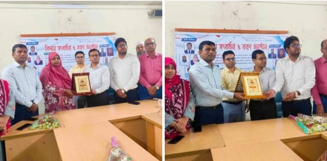 আলমডাঙ্গা উপজেলা প্রাণিসম্পদ ও পল্লী উন্নয়ন অফিসারকে বিদায় সংবর্ধনা