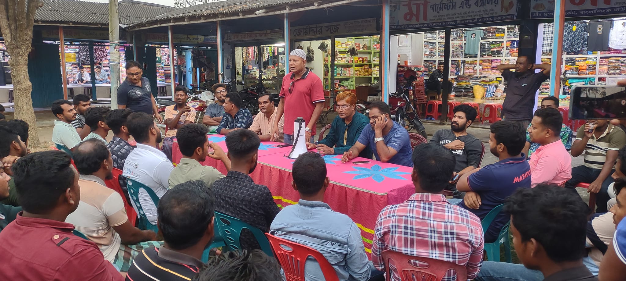 নেহালপুর ইউনিয়ন যুবদলের চা-চক্র ও মতবিনিময়