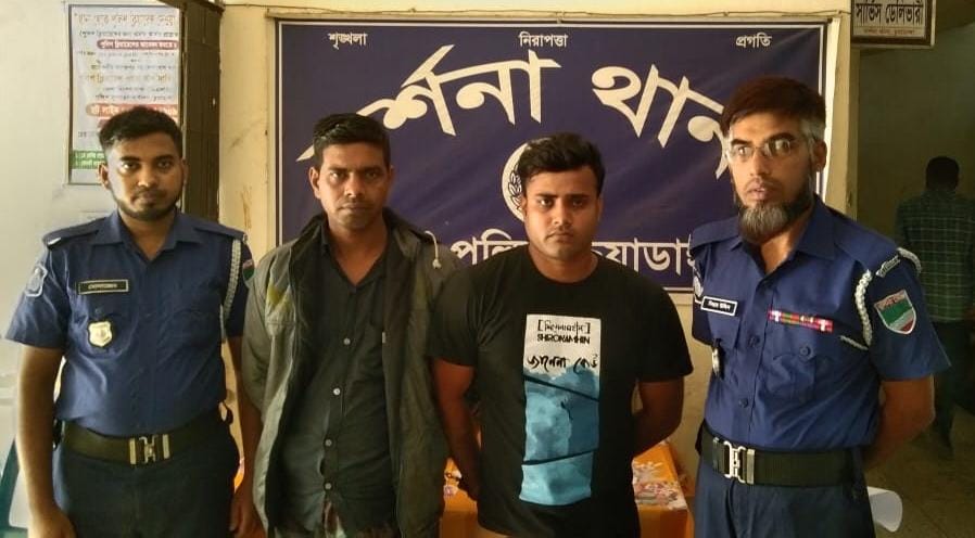 দর্শনায় বিস্ফোরক মামলায় দুজন গ্রেপ্তার, আদালতে সোপর্দ