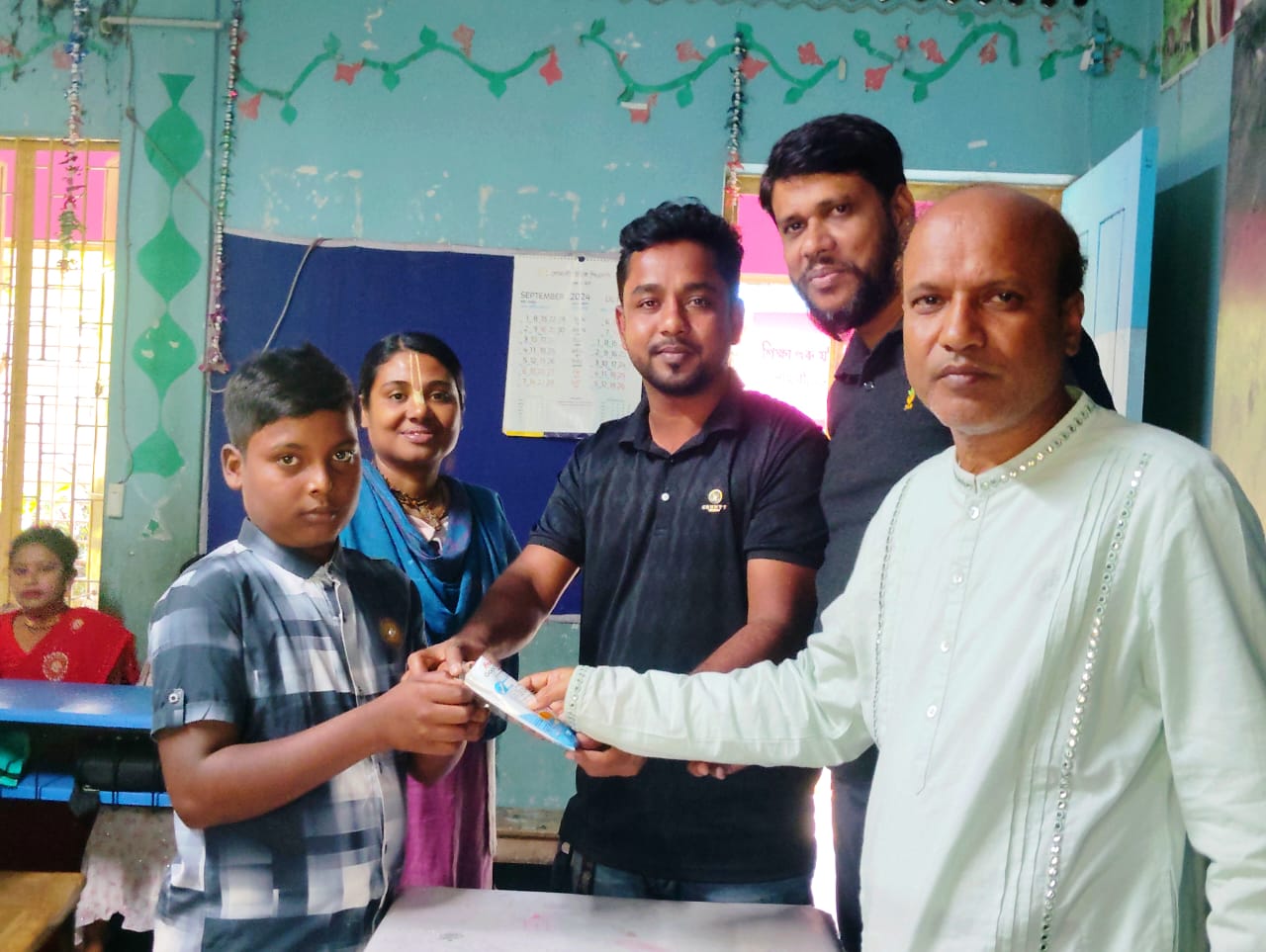 দর্শনার জয়নগর প্রাথমিক বিদ্যালয়ে বিদায় অনুষ্ঠান
