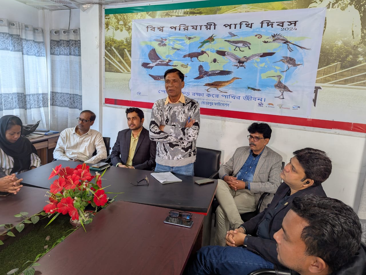 মেহেরপুরে পালিত হলো বিশ্ব পরিযায়ী পাখি দিবস