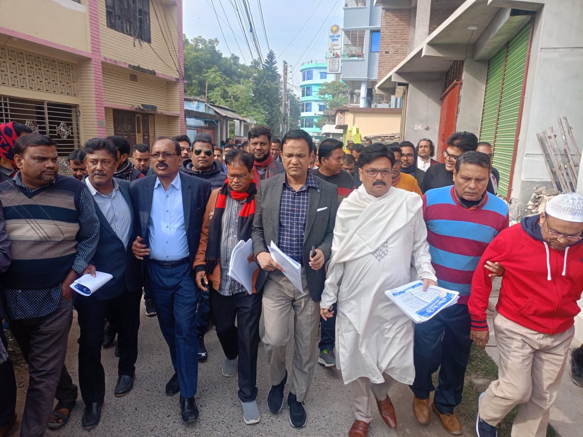 মেহেরপুর জেলা বিএনপির পথসভা ও লিফলেট বিতরণ