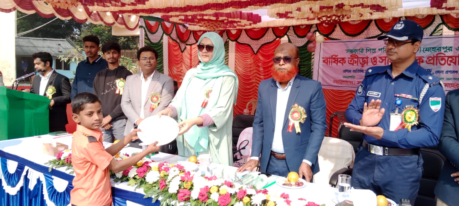 মেহেরপুর সরকারি শিশু পরিবারের বার্ষিক ক্রীড়া প্রতিযোগিতার উদ্বোধন