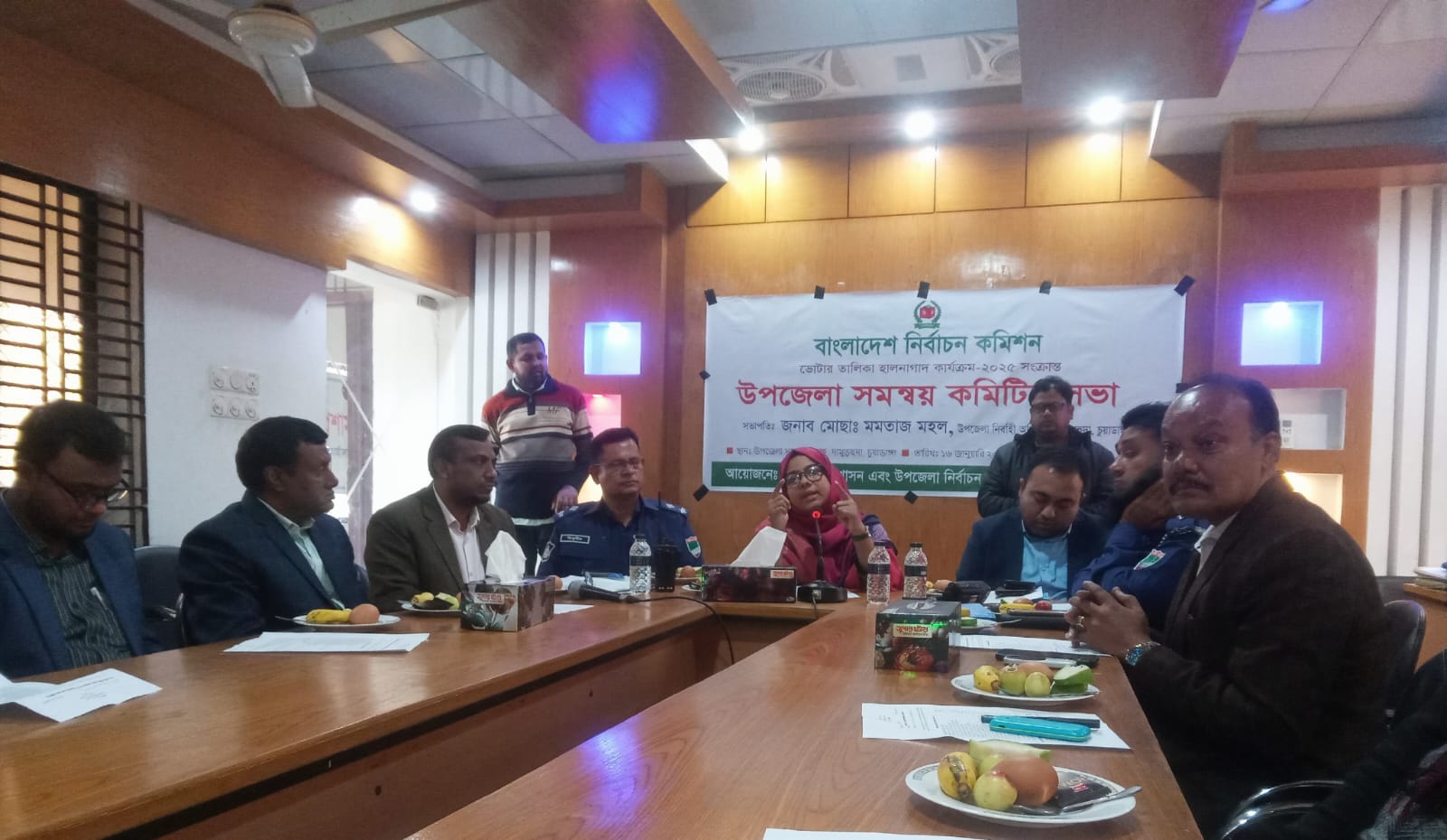 দামুড়হুদায় ভোটার তালিকা হালনাগাদ কার্যক্রমে সমন্বয় সভা