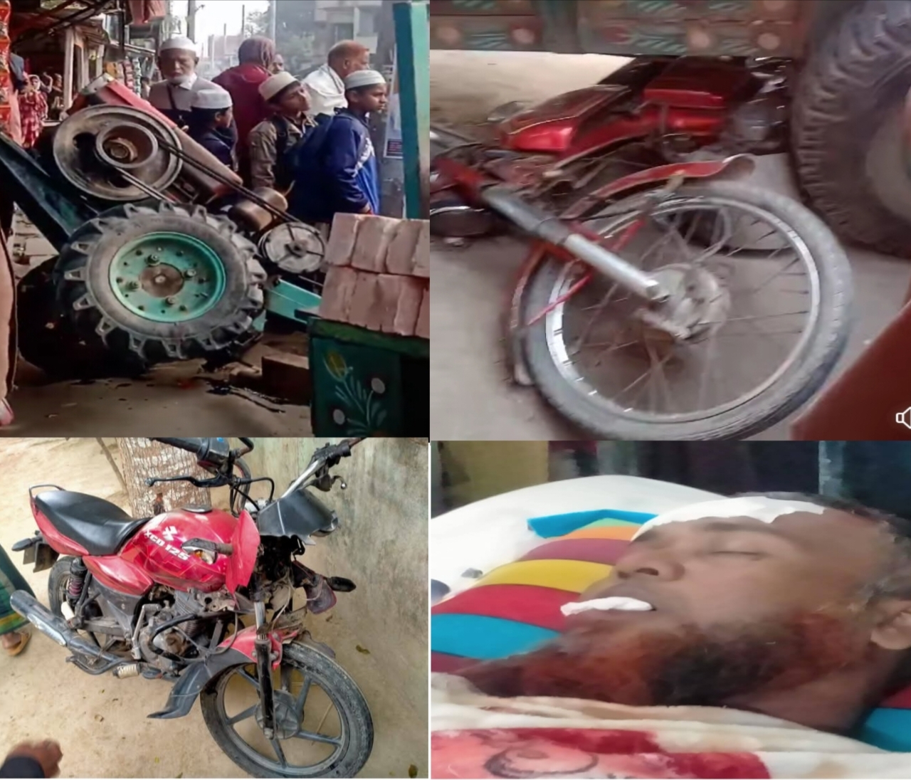 চুয়াডাঙ্গায় পৃথক তিনটি সড়ক দুর্ঘটনায় ৮ জন আহত