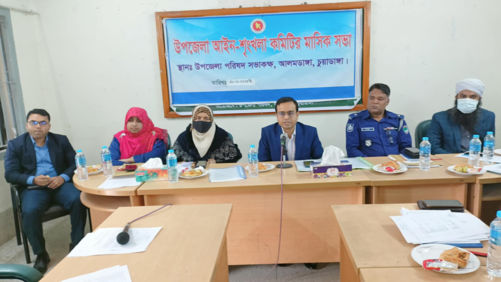 আলমডাঙ্গায় মাসিক আইনশৃঙ্খলা কমিটির সভা