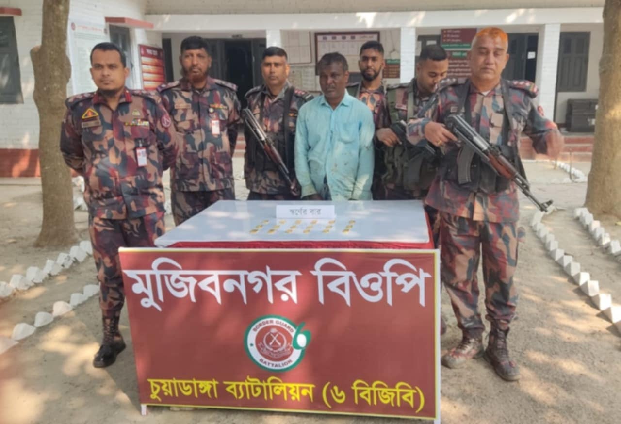 আড়াই কোটি টাকার ১৮টি সোনার বার জব্দ