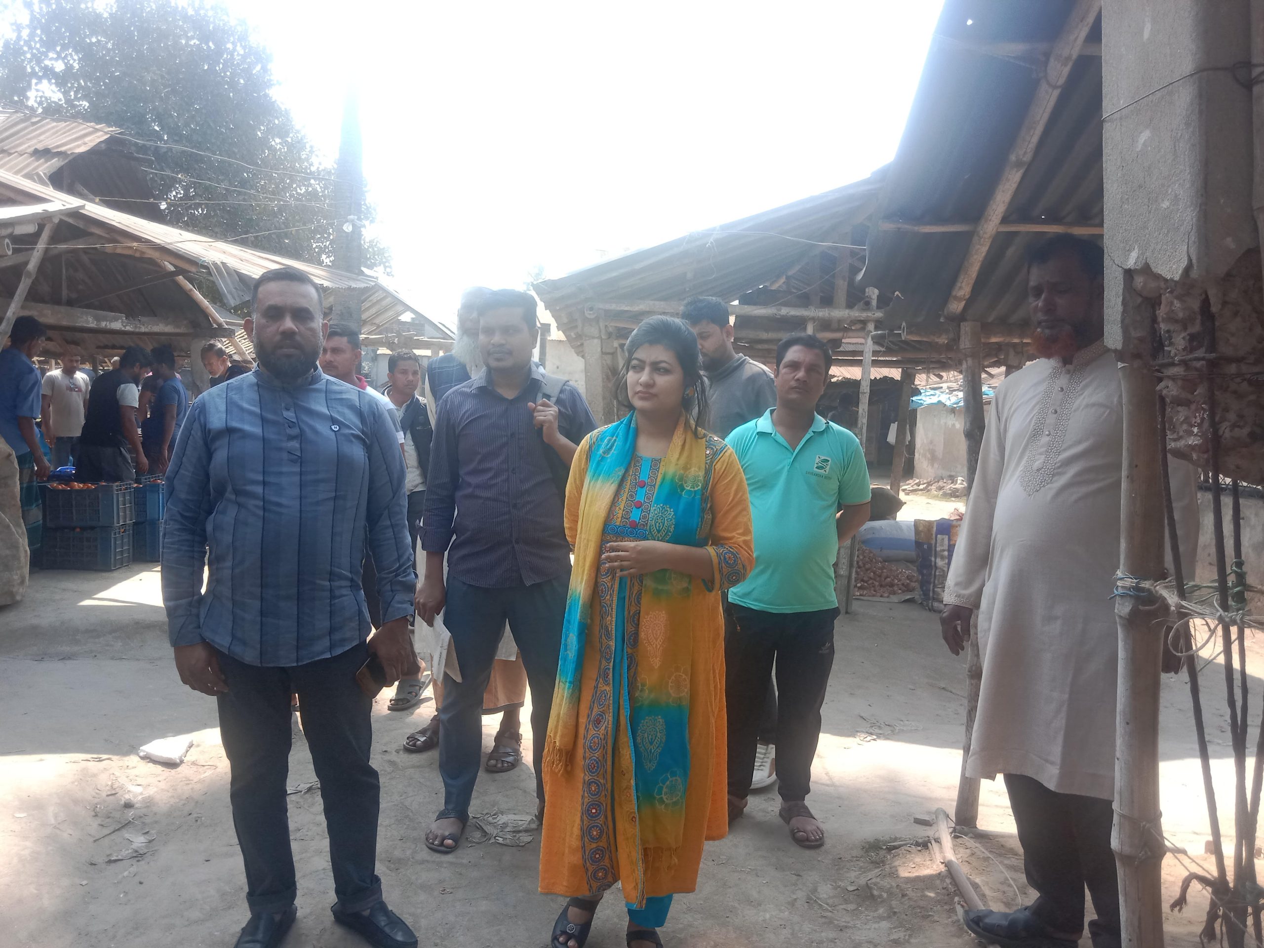হাসাদাহ কাচামাল বাজারে বহুতল ভবন নির্মাণের প্রস্তাবিত জমি পরিদর্শন করলেন এসিল্যান্ড