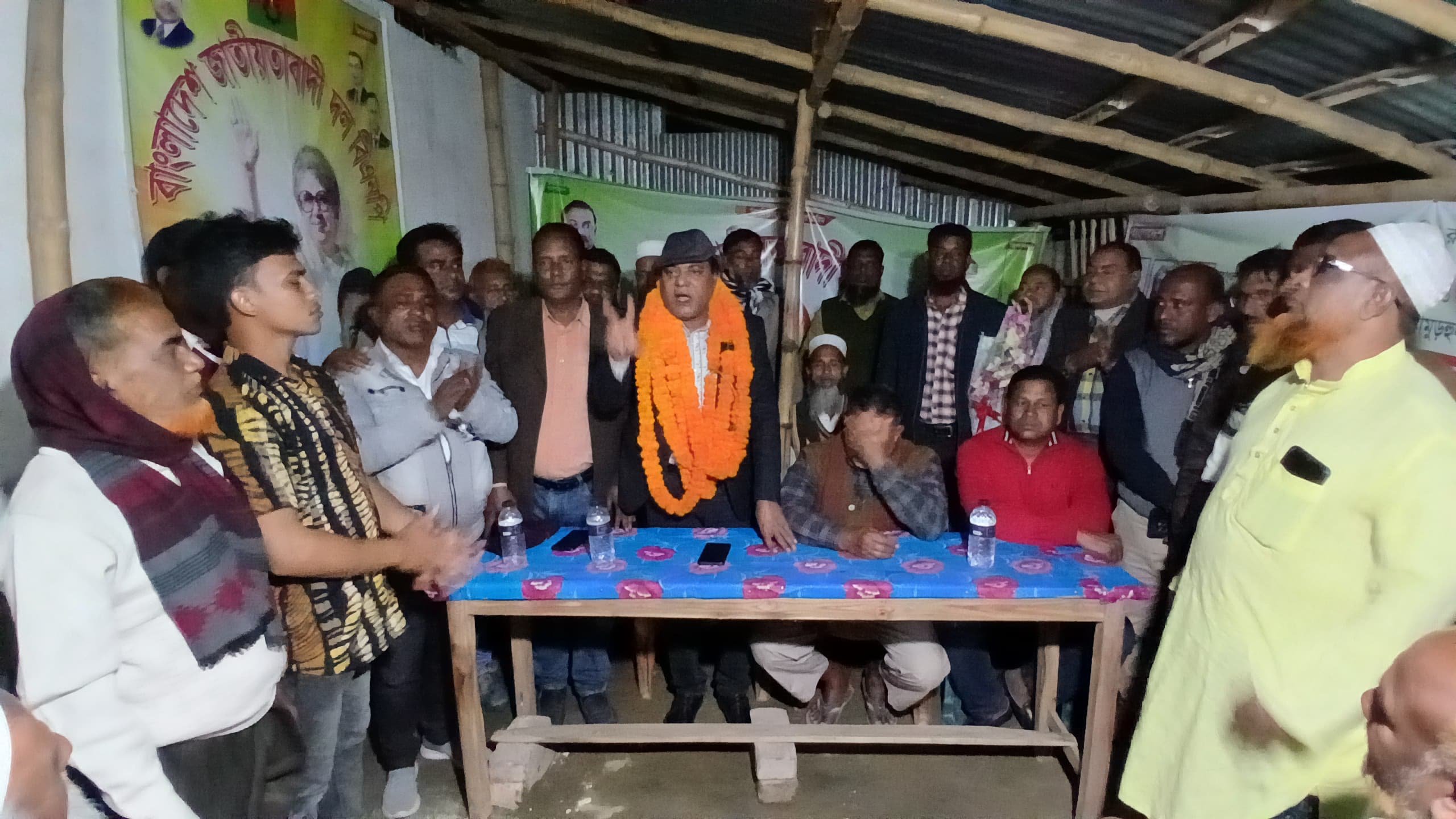 নতিপোতায় বিএনপির কার্যালয় উদ্বোধন ও সংবর্ধনা