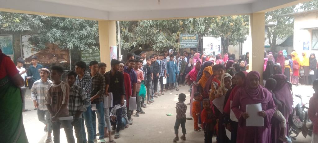 আন্দুলবাড়ীয়া ইউনিয়নে ভোটার তালিকা হালনাগাদ কার্যক্রম শুরু