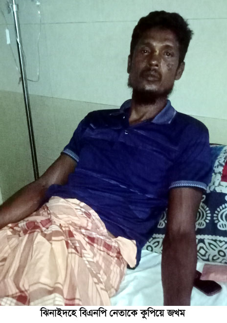 ঝিনাইদহে বিএনপি নেতাকে কুপিয়ে জখম