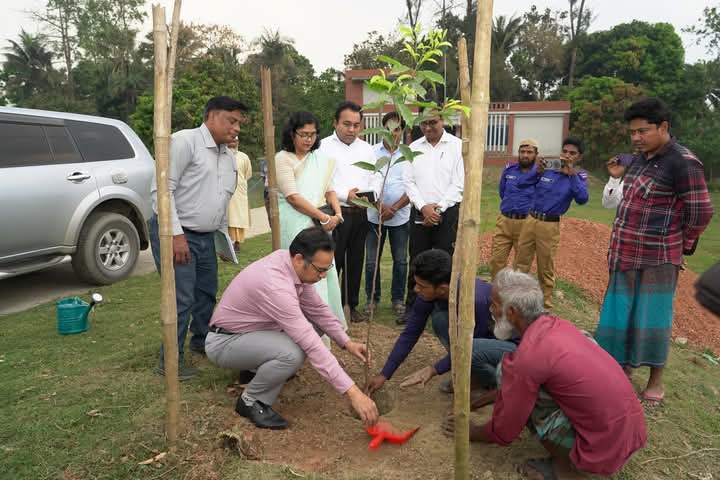 দামুড়হুদা উপজেলার বিভিন্ন স্থান পরিদর্শনকালে ডিসি জহিরুল ইসলাম