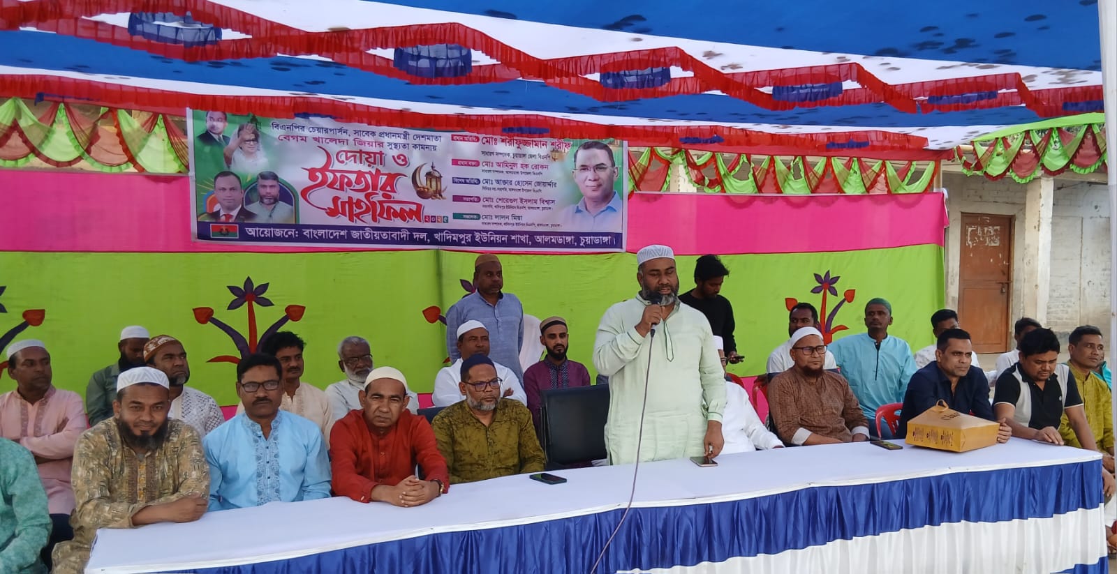 খাদিমপুর ও চিৎলায় ইফতার মাহফিলে জেলা বিএনপির সাধারণ সম্পাদক শরীফুজ্জামান